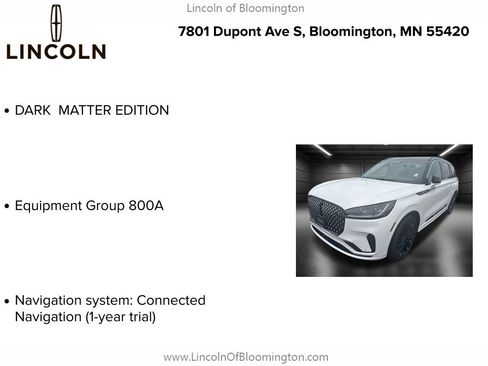 Certified 2025 Lincoln Aviator Black Label image 6