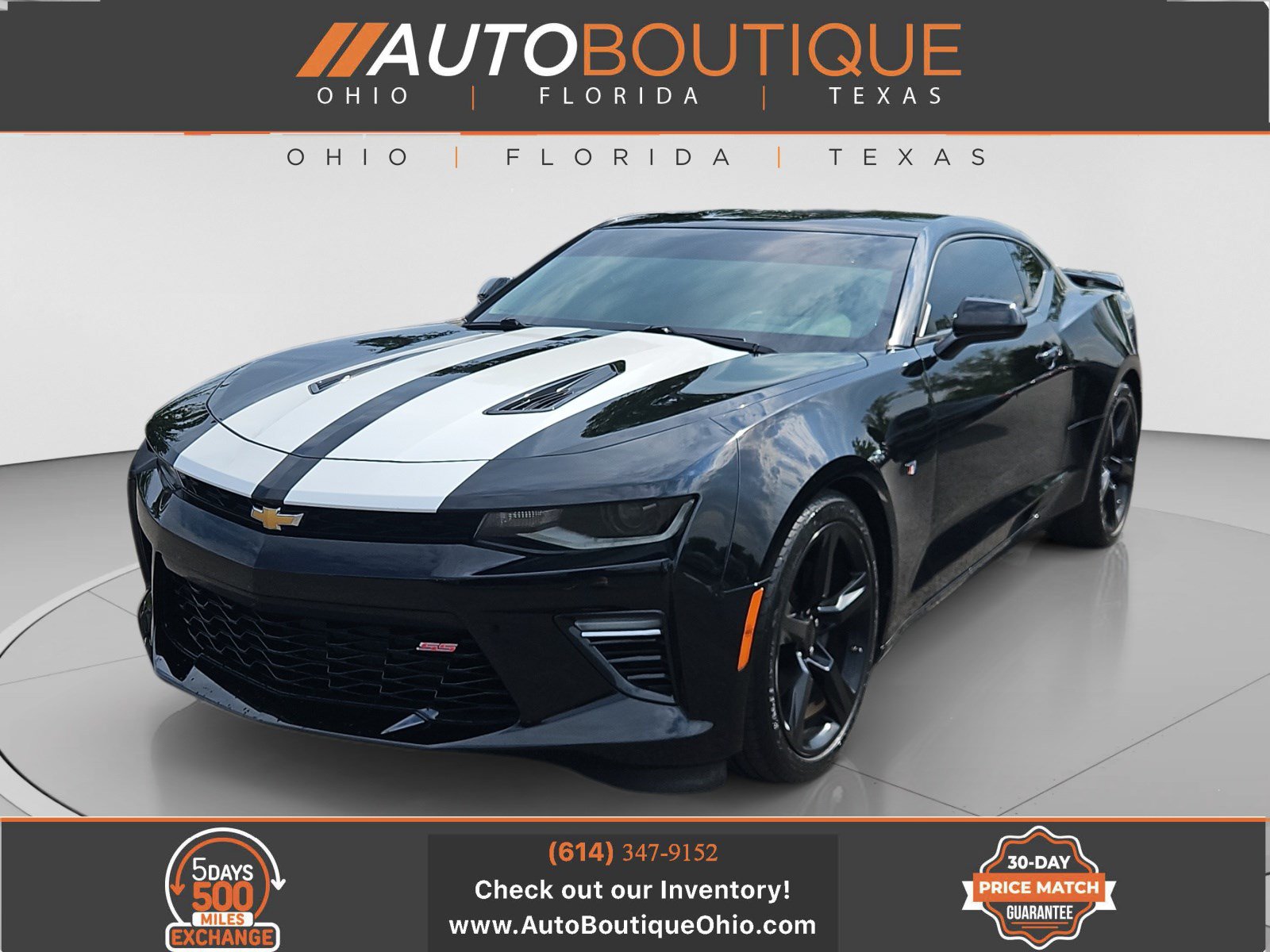Used 2018 Chevrolet Camaro SS RWD image 1