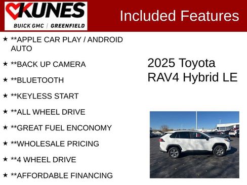 Used 2025 Toyota RAV4 LE image 2