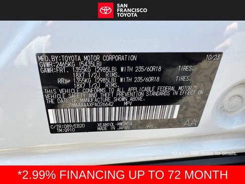 Certified 2023 Toyota bZ4X FWD w/ Weather Package image 38