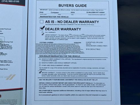 Certified 2024 Jeep Compass Latitude image 26