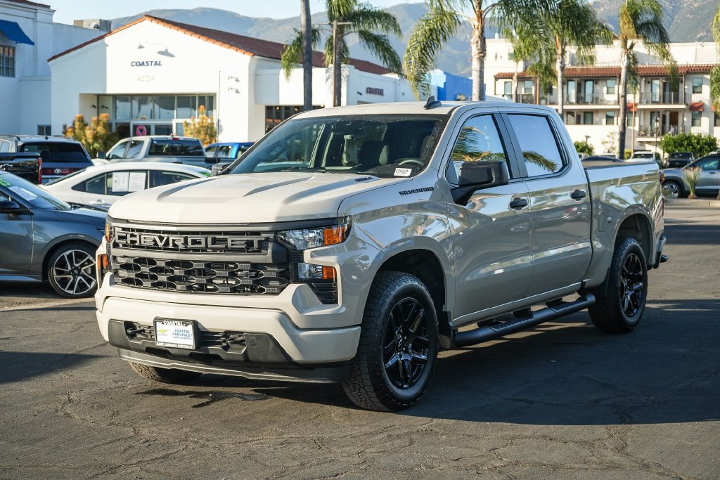 New 2026 Chevrolet Silverado 1500 Custom w/ Turbomax Blackout Package RWD image 3