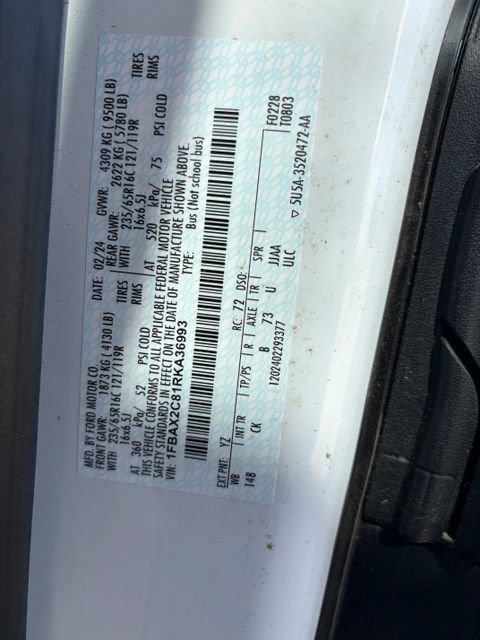 Used 2024 Ford Transit 350 XLT RWD image 7