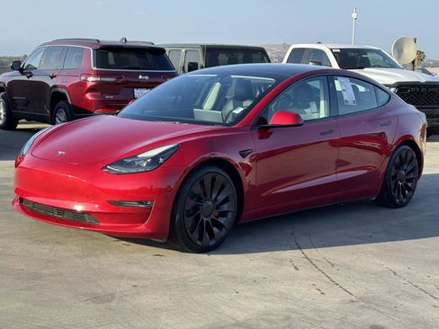 Used 2021 Tesla Model 3 Performance AWD/4WD image 3