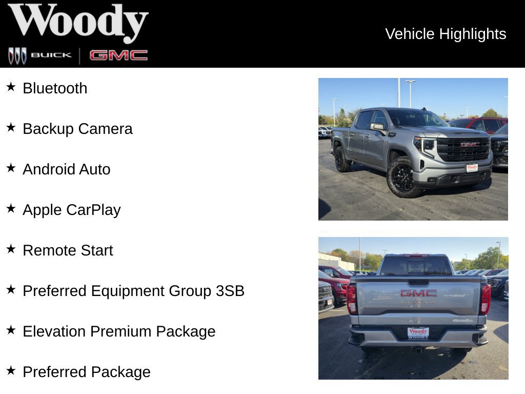 New 2026 GMC Sierra 1500 Elevation w/ Preferred Package AWD/4WD image 3