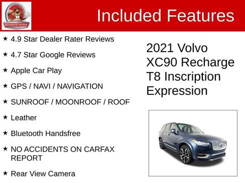 Used 2021 Volvo XC90 T8 Inscription Expression w/ Advanced Package image 4