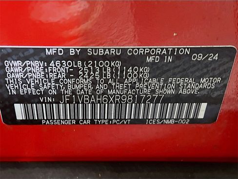 Used 2024 Subaru WRX Premium image 33