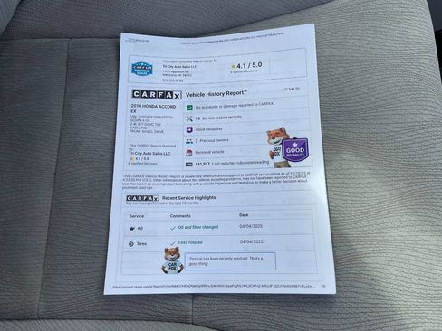 Used 2014 Honda Accord EX image 40