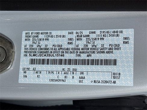 Used 2025 Lincoln Corsair Reserve w/ Equipment Group 202A image 50