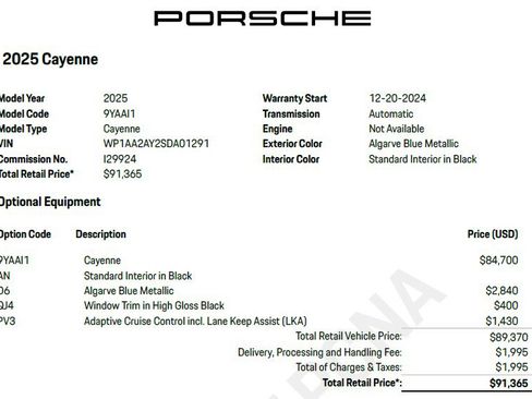 Used 2025 Porsche Cayenne AWD/4WD image 24