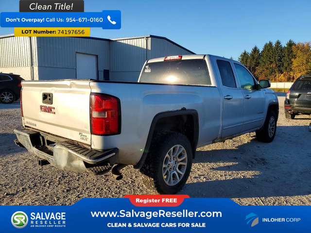 Used 2016 GMC Sierra 1500 SLE w/ Suspension Package, Off-Road AWD/4WD image 4