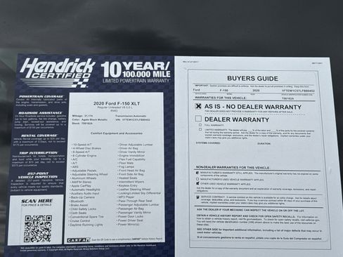 Used 2020 Ford F150 XLT w/ Equipment Group 302A Luxury image 36