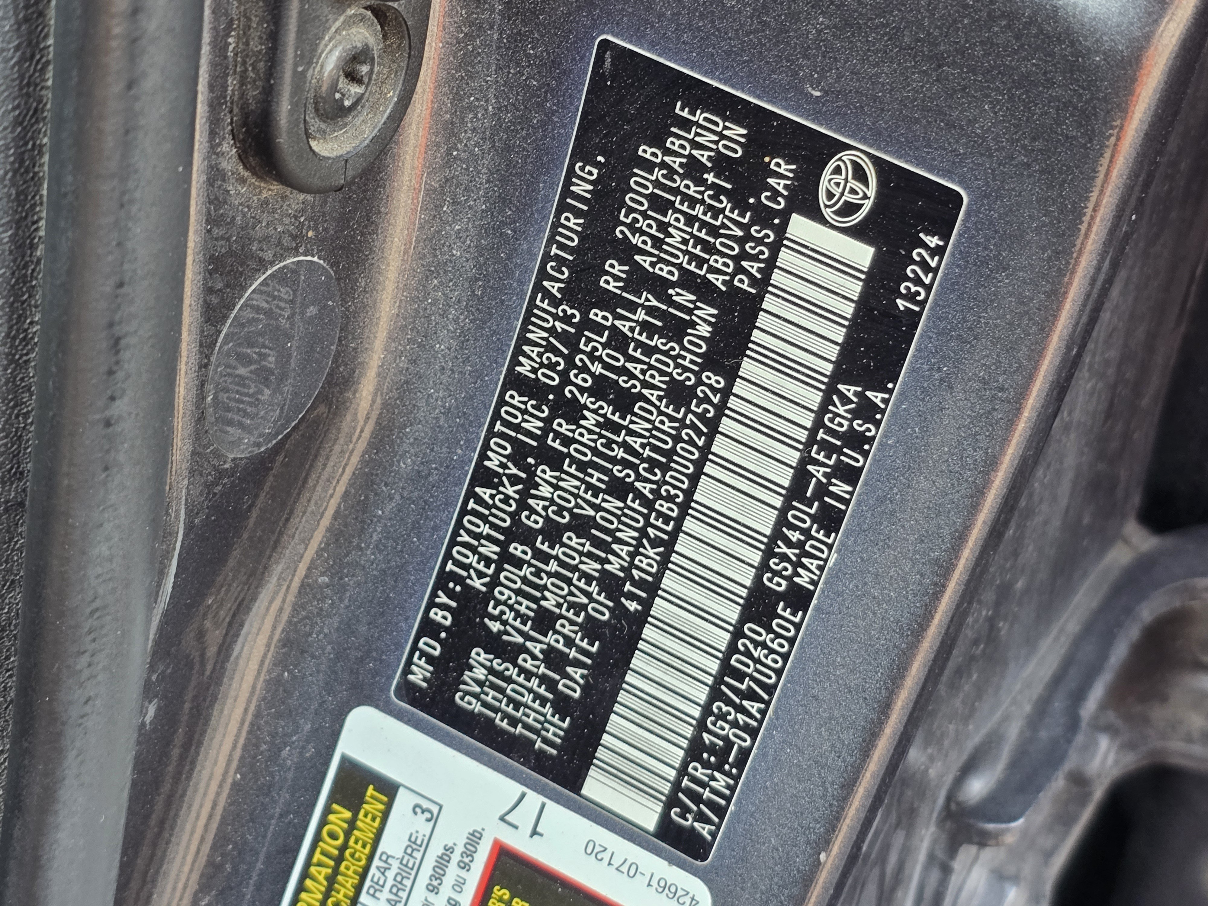 Used 2013 Toyota Avalon XLE FWD image 14