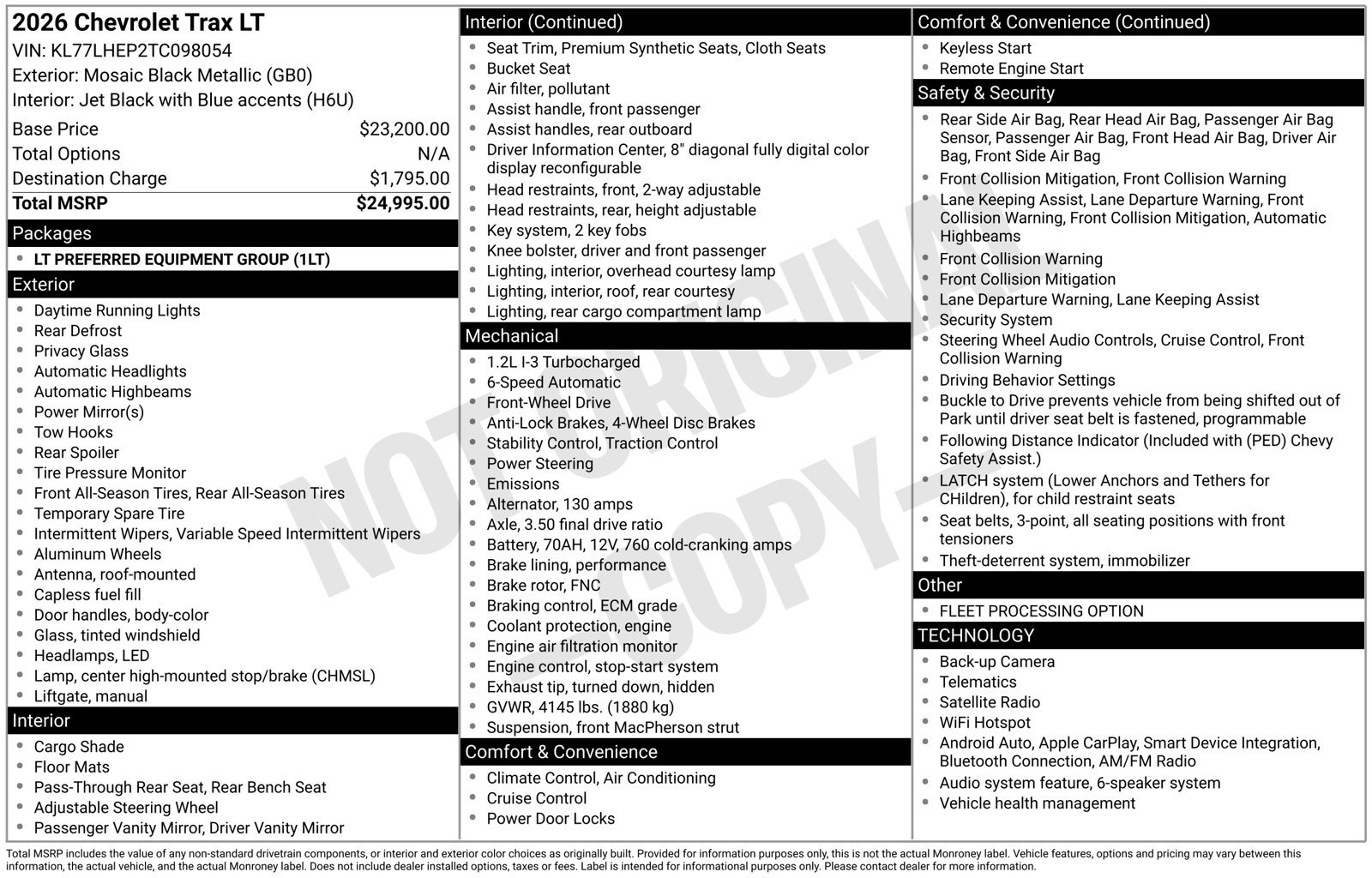 Used 2026 Chevrolet Trax LT FWD image 5