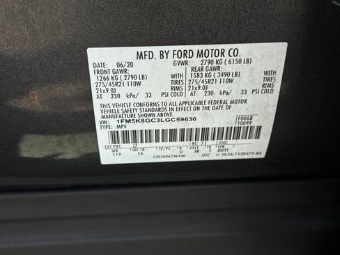 Used 2020 Ford Explorer ST w/ ST Street Pack AWD/4WD image 29