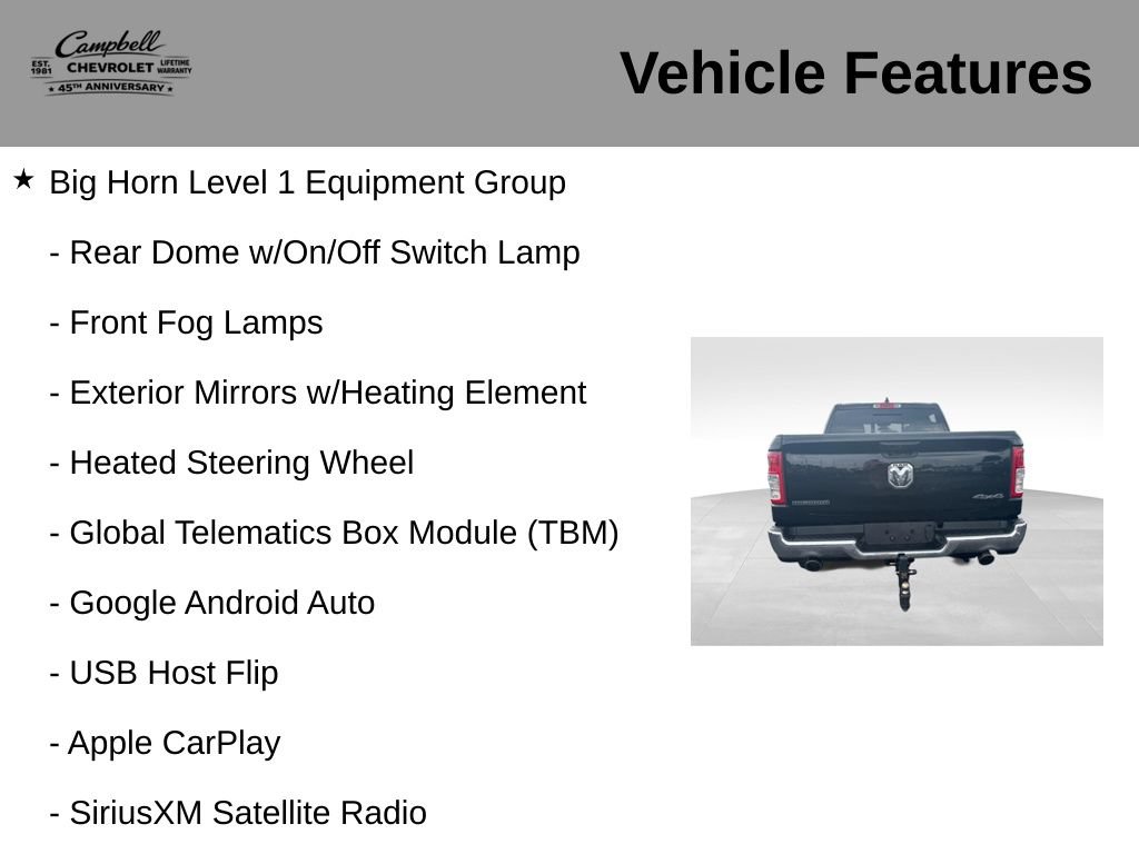 Used 2024 RAM 1500 Big Horn AWD/4WD image 16