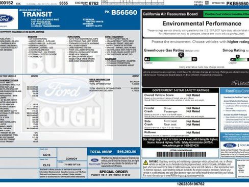 Used 2023 Ford Transit 250 Low Roof w/ Exterior Upgrade Package RWD image 3