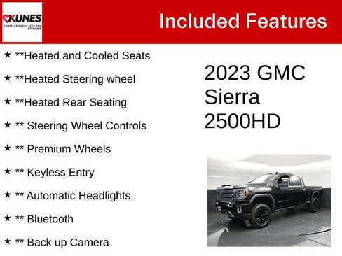 Used 2023 GMC Sierra 2500 Denali w/ Denali Black Diamond Edition AWD/4WD image 5