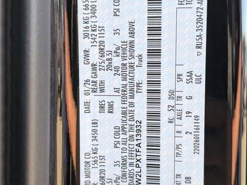 New 2026 Ford F150 STX w/ Equipment Group 200A AWD/4WD image 61