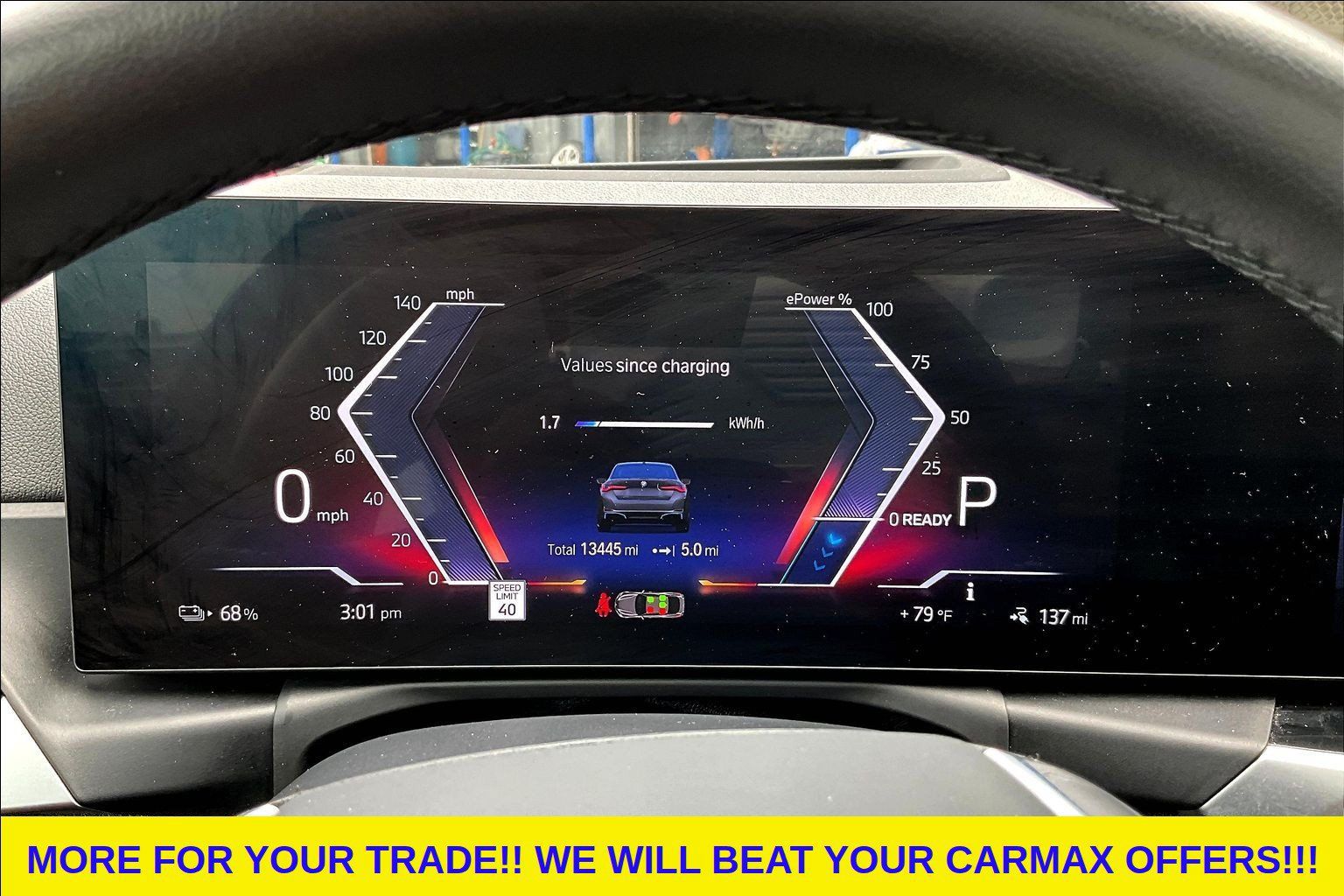 Used 2023 BMW i4 eDrive40 w/ Premium Package RWD image 12