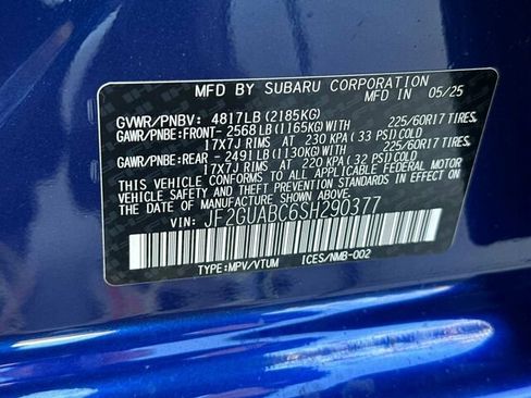 Certified 2025 Subaru Crosstrek 2.0i image 33