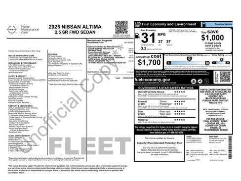 Used 2025 Nissan Altima 2.5 SR FWD image 17