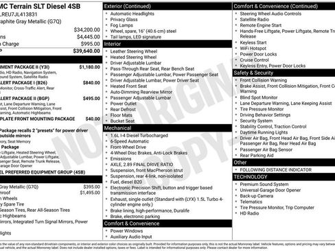 Used 2018 GMC Terrain SLT w/ Infotainment Package II image 6