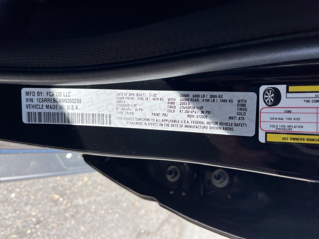 Used 2022 RAM 1500 Big Horn RWD image 30