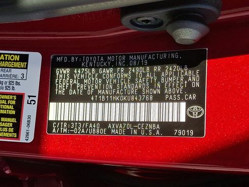 Used 2019 Toyota Camry LE image 26