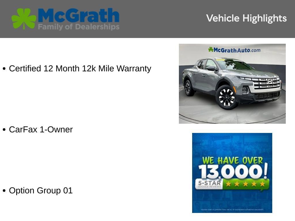 Used 2025 Hyundai Santa Cruz SE AWD/4WD image 6