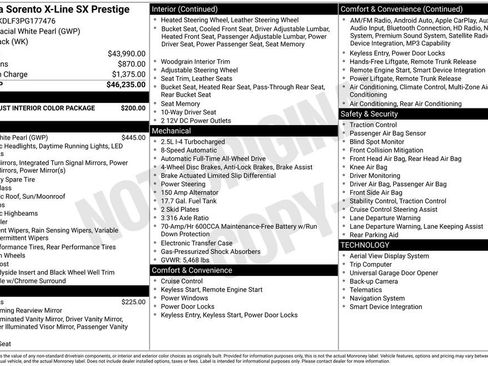 Used 2023 Kia Sorento SX Prestige image 35