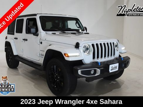 Used 2023 Jeep Wrangler Unlimited Sahara w/ Cold Weather Group AWD/4WD image 1