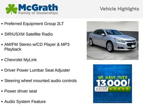 Used 2014 Chevrolet Malibu LT FWD image 6
