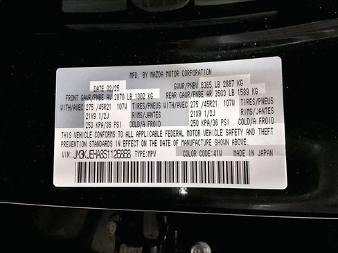 Used 2025 MAZDA CX-70 Plug-In Hybrid w/ Premium Plus AWD/4WD image 34