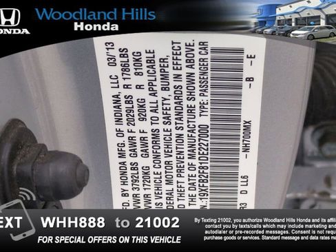 Used 2013 Honda Civic EX image 27