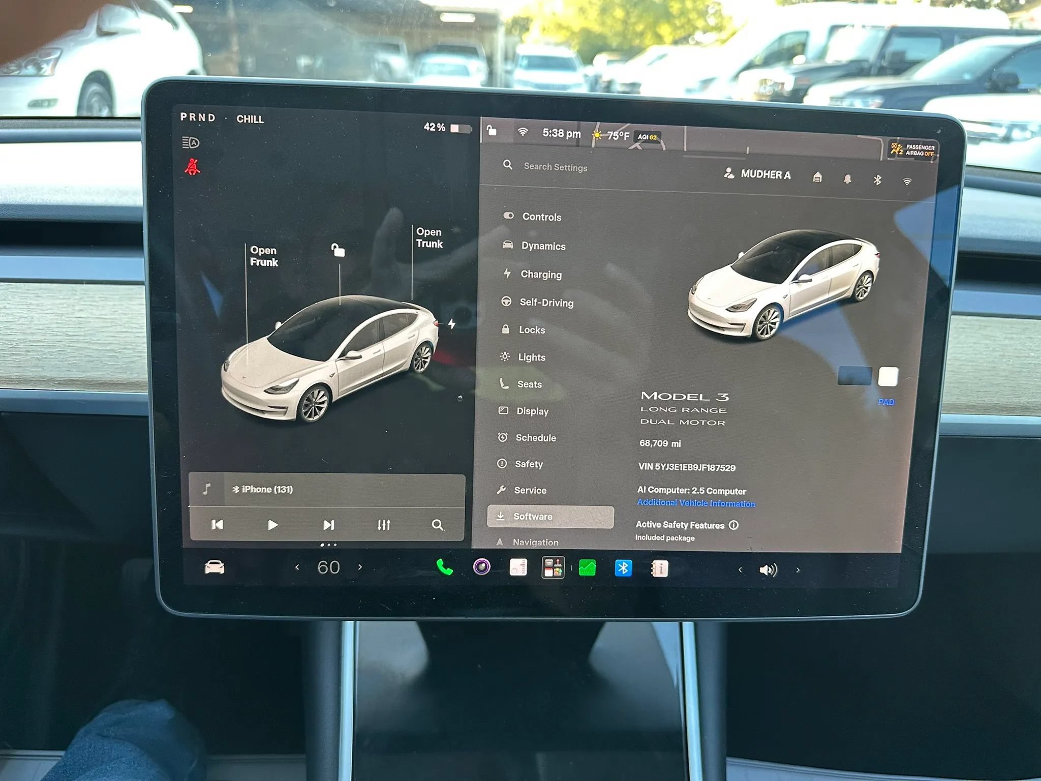 Used 2018 Tesla Model 3 Long Range AWD/4WD image 5