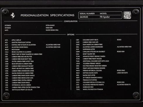 Certified 2021 Ferrari F8 Tributo RWD image 55