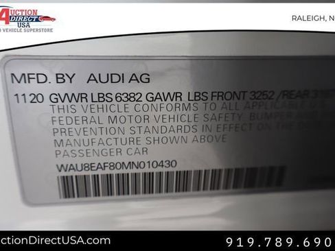 Used 2021 Audi A8 L 4.0T w/ Luxury Package image 23