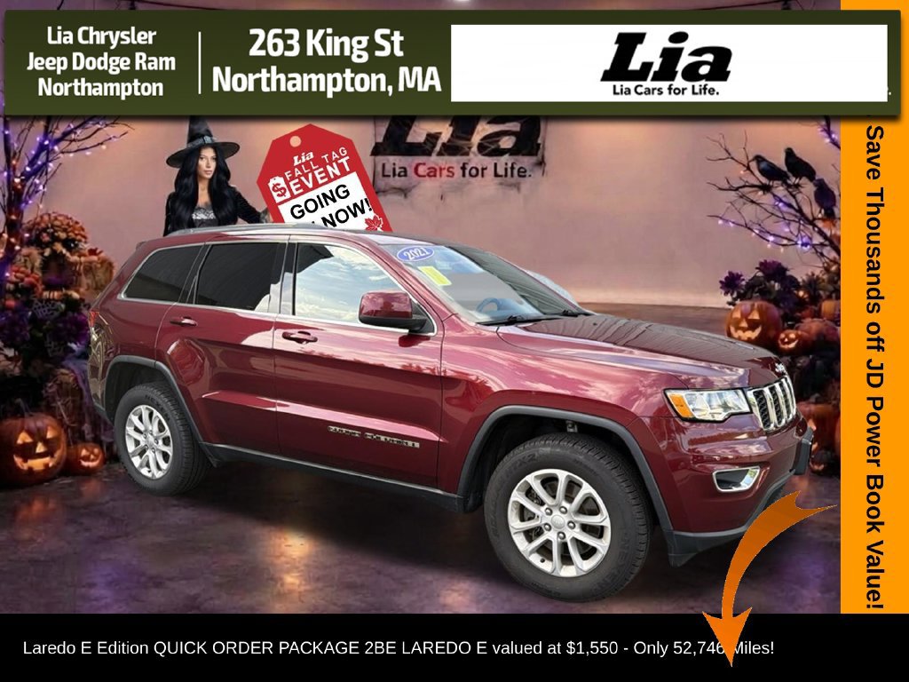 Certified 2021 Jeep Grand Cherokee Laredo AWD/4WD image 1