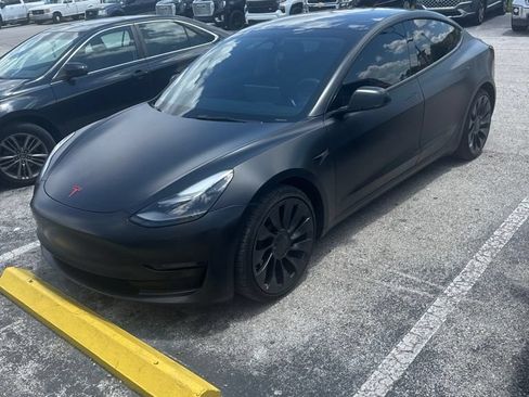 Used 2022 Tesla Model 3 Performance AWD/4WD image 1