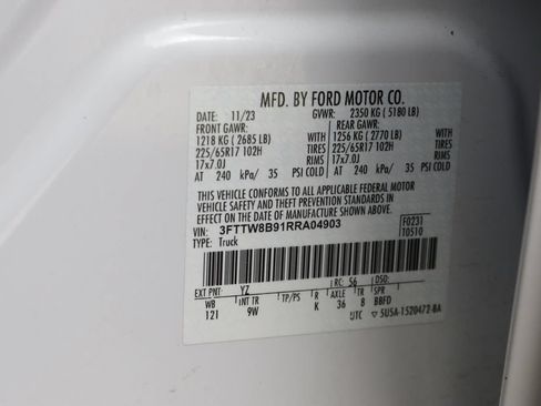 Used 2024 Ford Maverick XL w/ Equipment Group 100A Standard AWD/4WD image 24