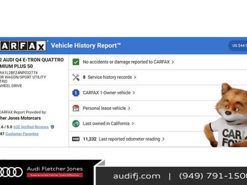 Used 2022 Audi Q4 e-tron Premium Plus w/ Premium Plus image 2