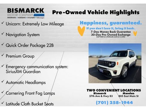 Used 2023 Jeep Renegade Latitude w/ Premium Group AWD/4WD image 7