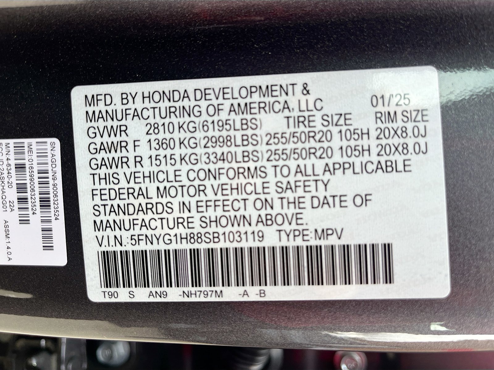 Used 2025 Honda Pilot Elite image 35