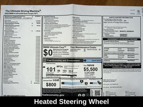 Used 2025 BMW i4 xDrive40i w/ Premium Package AWD/4WD image 12