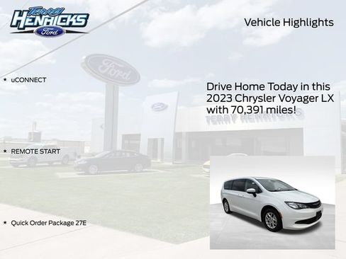 Used 2023 Chrysler Voyager LX FWD image 4