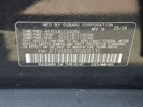 Certified 2024 Subaru WRX w/ Accessory Package #2 AWD/4WD image 28