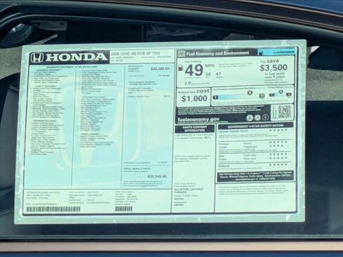 New 2026 Honda Civic Sport Touring image 18