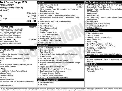 Used 2016 BMW 228i Coupe image 13