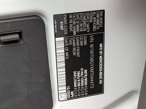 Used 2021 Mercedes-Benz Sprinter 1500 image 21